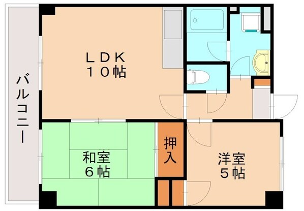 篠栗駅 徒歩6分 2階の物件間取画像